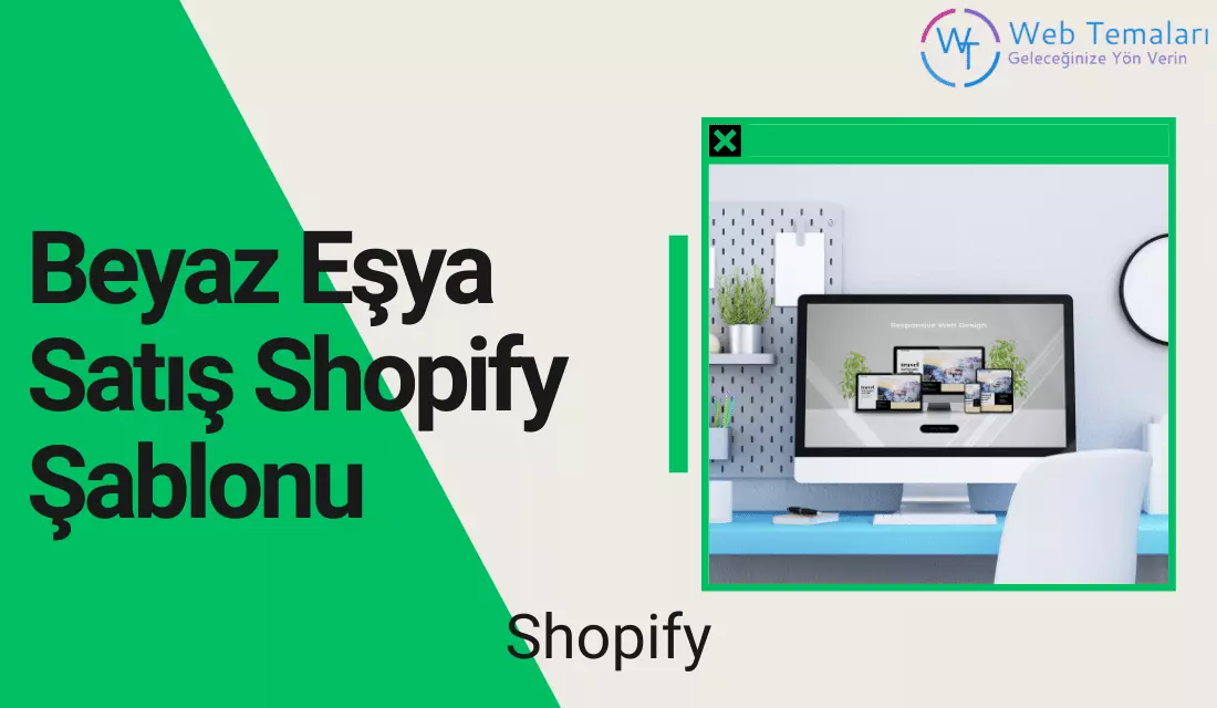 Beyaz Eşya Satış Shopify  Şablonu