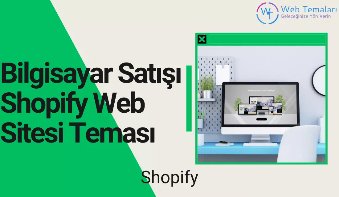 Bilgisayar Satışı Shopify Web Sitesi Teması
