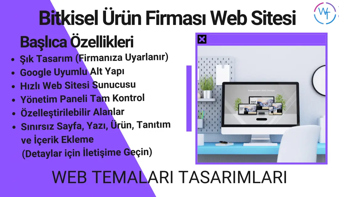 Bitkisel Ürün Firması Web Sitesi