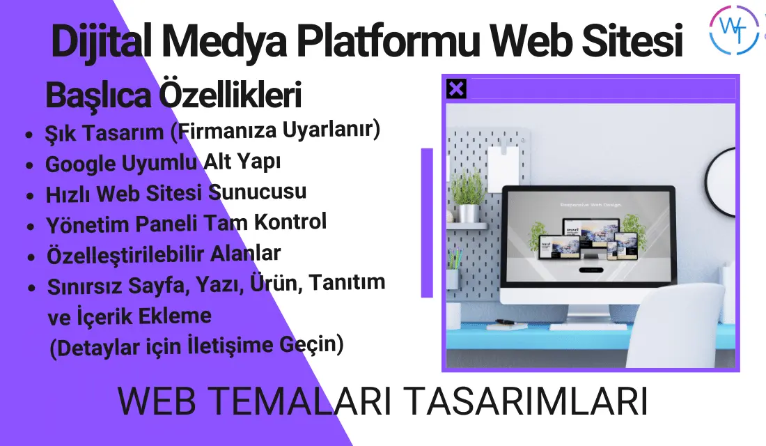 Dijital Medya Platformu Web Sitesi