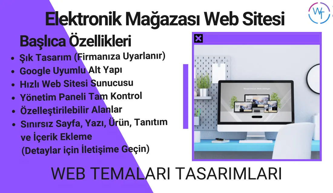 Elektronik Mağazası Tanıtım Web Sitesi