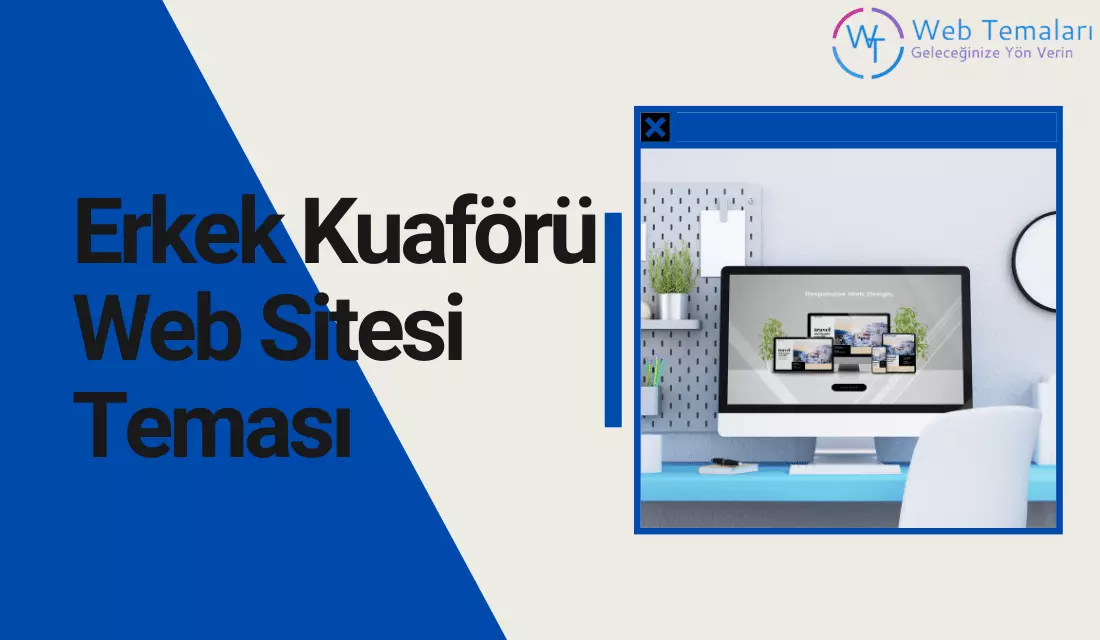 Erkek Kuaförü Web Sitesi Teması