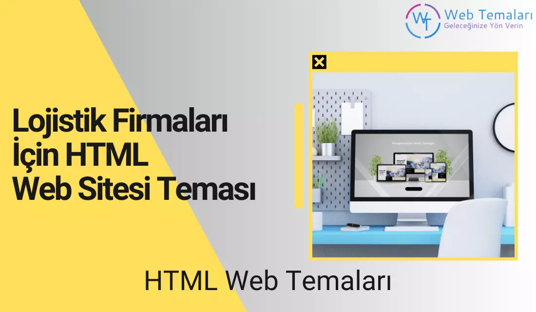 Lojistik Firmaları İçin HTML Web Sitesi Teması
