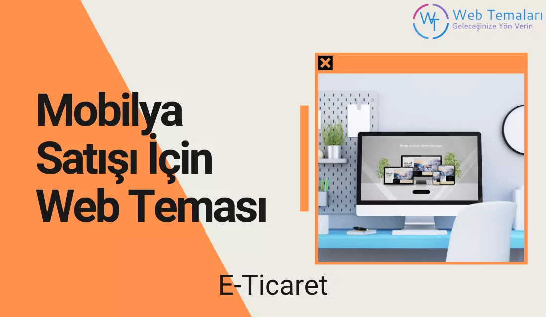 Mobilya Satışı İçin Web Teması Premium