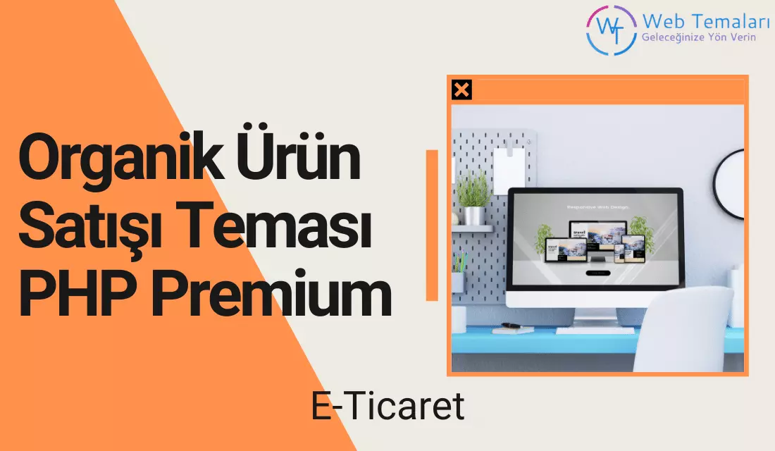 Organik Ürün Satışı Teması PHP Premium