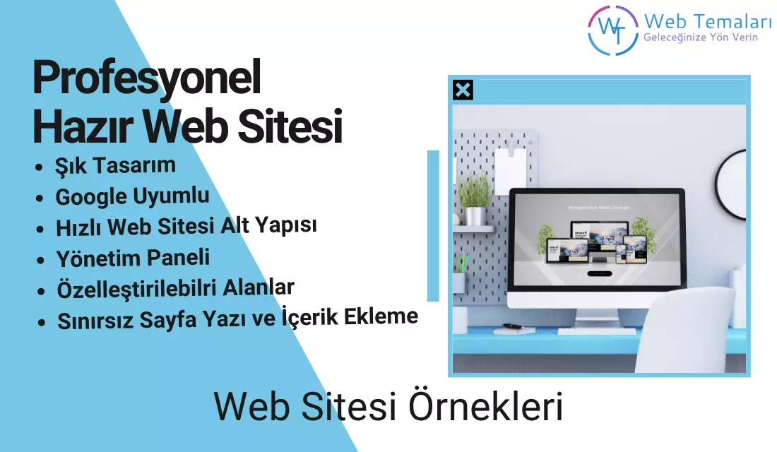 Profesyonel Hazır Web Sitesi