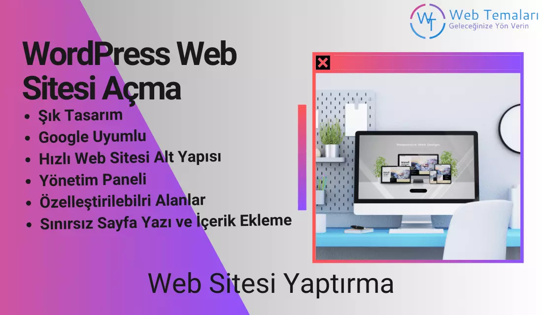 WordPress Web Sitesi Açma