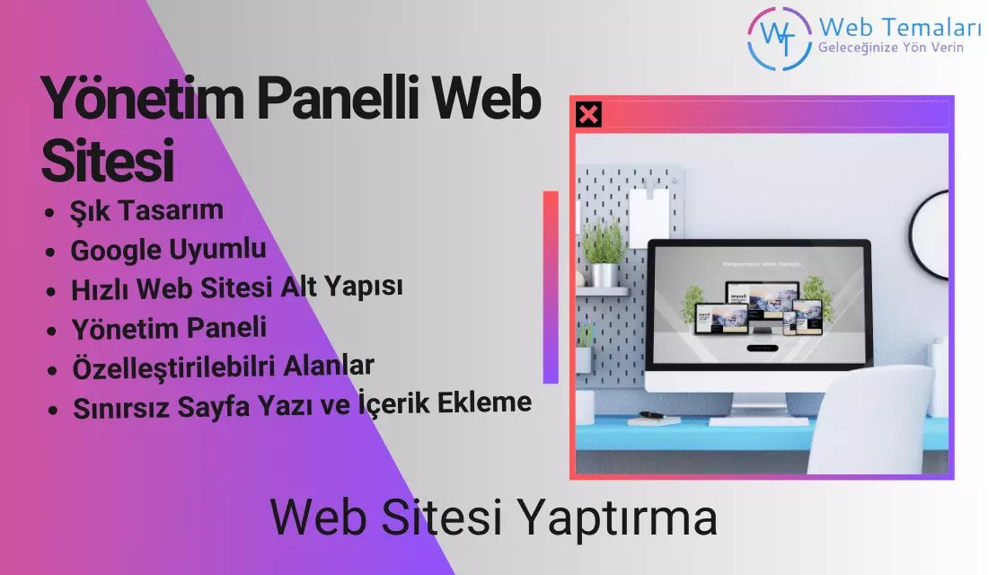 Yönetim Panelli Web Sitesi